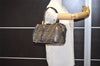 Authentic FENDI Vintage Zucca 2Way Shoulder Hand Bag Canvas Leather Brown 0233K