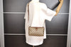 Authentic GUCCI Web Sherry Line Shoulder Cross Bag GG PVC Leather Brown 0235J