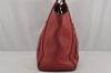 Authentic MIU MIU Vintage Leather Shoulder Tote Bag Red 0235K