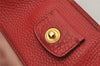 Authentic MIU MIU Vintage Leather Shoulder Tote Bag Red 0235K