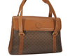 Authentic GUCCI Vintage Micro GG PVC Leather Shoulder Hand Bag Brown 0236J