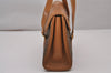 Authentic GUCCI Vintage Micro GG PVC Leather Shoulder Hand Bag Brown 0236J