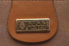 Authentic GUCCI Vintage Micro GG PVC Leather Shoulder Hand Bag Brown 0236J