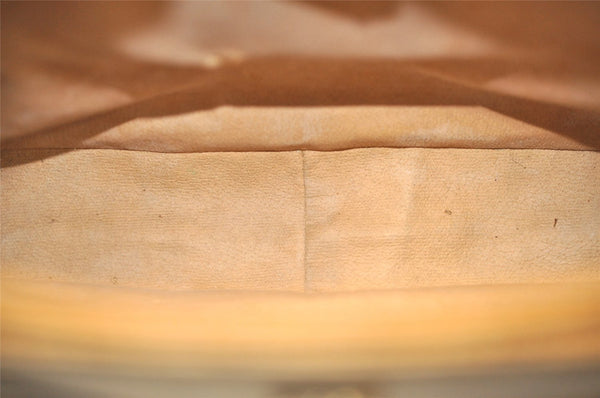 Authentic GUCCI Vintage Micro GG PVC Leather Shoulder Hand Bag Brown 0236J