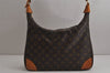 Authentic Louis Vuitton Monogram Boulogne 35 Shoulder Cross Bag M51260 LV 0236K