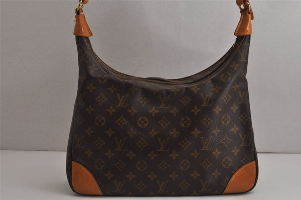 Authentic Louis Vuitton Monogram Boulogne 35 Shoulder Cross Bag M51260 LV 0236K
