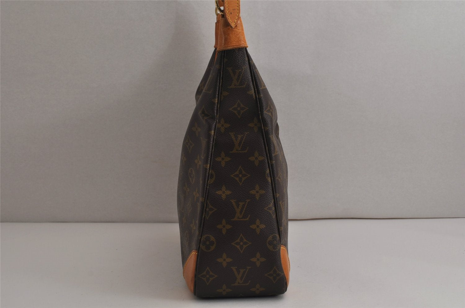 Authentic Louis Vuitton Monogram Boulogne 35 Shoulder Cross Bag M51260 LV 0236K