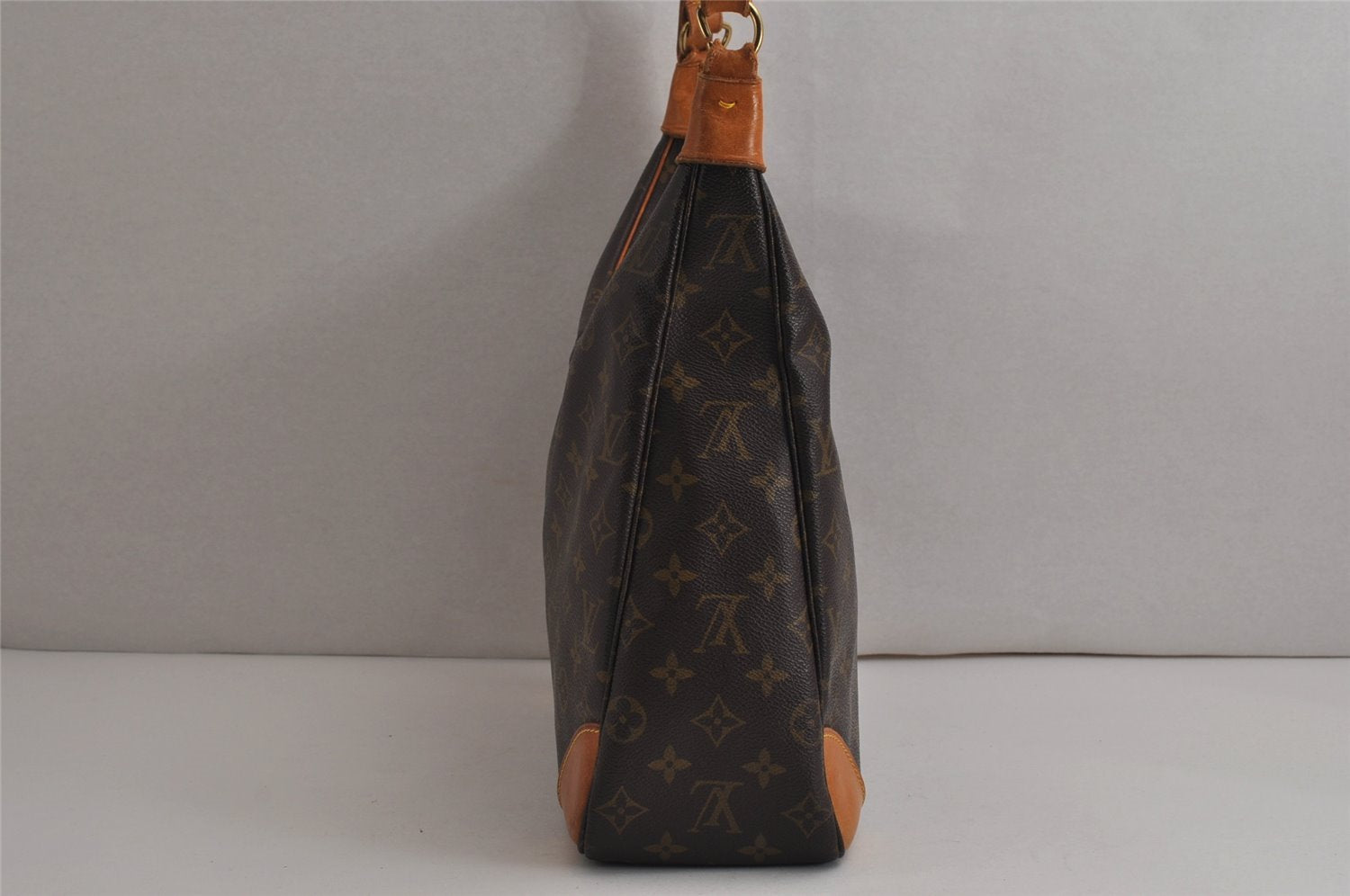 Authentic Louis Vuitton Monogram Boulogne 35 Shoulder Cross Bag M51260 LV 0236K