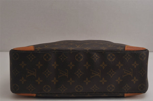 Authentic Louis Vuitton Monogram Boulogne 35 Shoulder Cross Bag M51260 LV 0236K