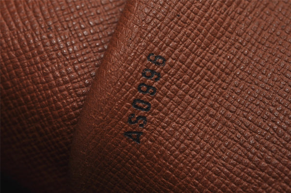 Authentic Louis Vuitton Monogram Boulogne 35 Shoulder Cross Bag M51260 LV 0236K