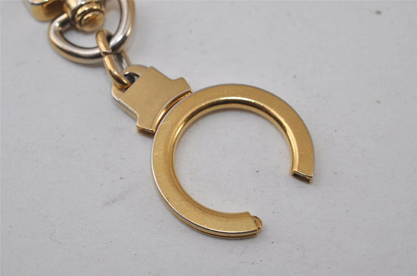 Authentic Louis Vuitton Charm Key Chain Anokre Gold M62694 LV 0237J