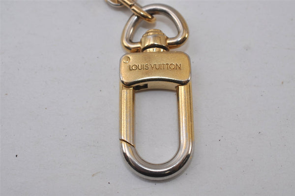 Authentic Louis Vuitton Charm Key Chain Anokre Gold M62694 LV 0237J