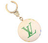 Auth Louis Vuitton Monogram Astropill Bag Charm Key Ring White M51911 LV 0239L