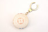 Auth Louis Vuitton Monogram Astropill Bag Charm Key Ring White M51911 LV 0239L