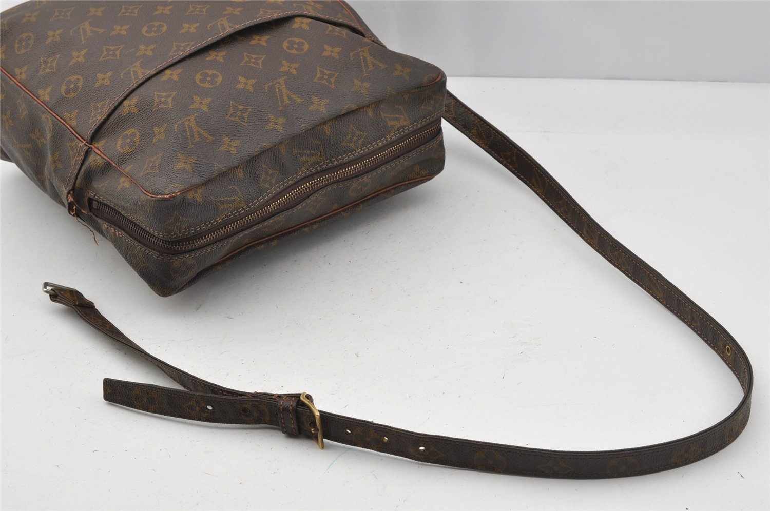 Authentic Louis Vuitton Monogram Marceau Shoulder Cross Bag Old Model Junk 0240J
