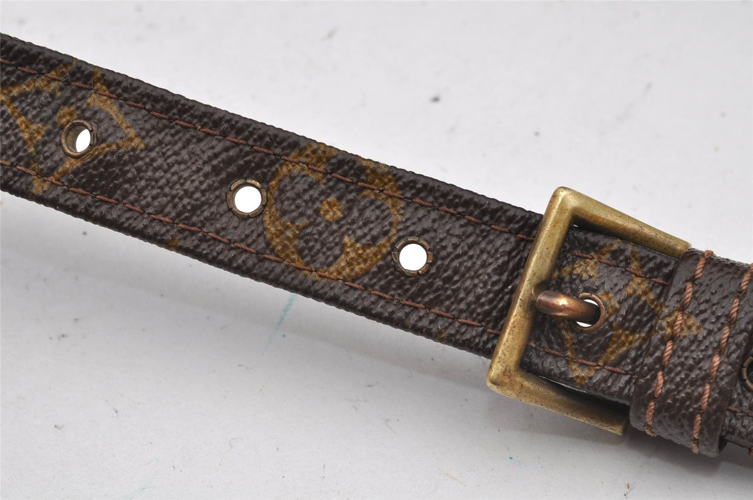 Authentic Louis Vuitton Monogram Marceau Shoulder Cross Bag Old Model Junk 0240J