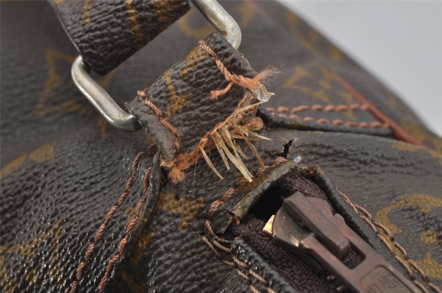 Authentic Louis Vuitton Monogram Marceau Shoulder Cross Bag Old Model Junk 0240J