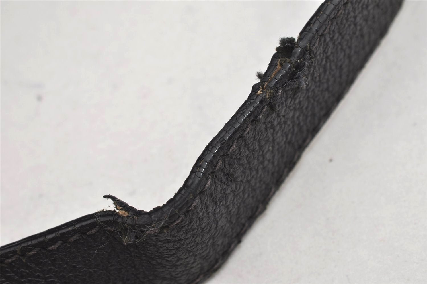 Authentic GUCCI Vintage Bamboo Drawstring Backpack Suede Leather Black 0241K