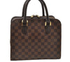 Authentic Louis Vuitton Damier Triana Hand Bag Purse N51155 LV 0242J