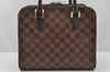 Authentic Louis Vuitton Damier Triana Hand Bag Purse N51155 LV 0242J