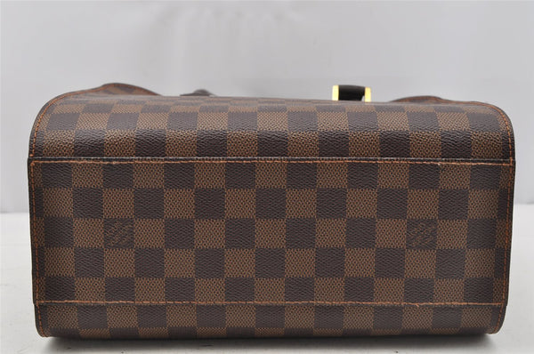 Authentic Louis Vuitton Damier Triana Hand Bag Purse N51155 LV 0242J
