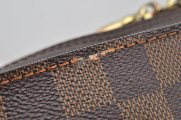 Authentic Louis Vuitton Damier Triana Hand Bag Purse N51155 LV 0242J