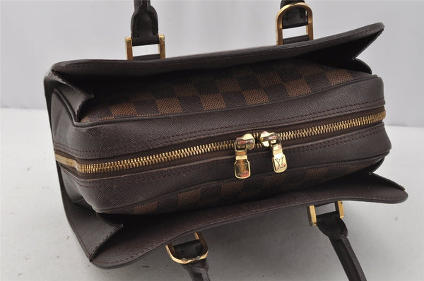 Authentic Louis Vuitton Damier Triana Hand Bag Purse N51155 LV 0242J