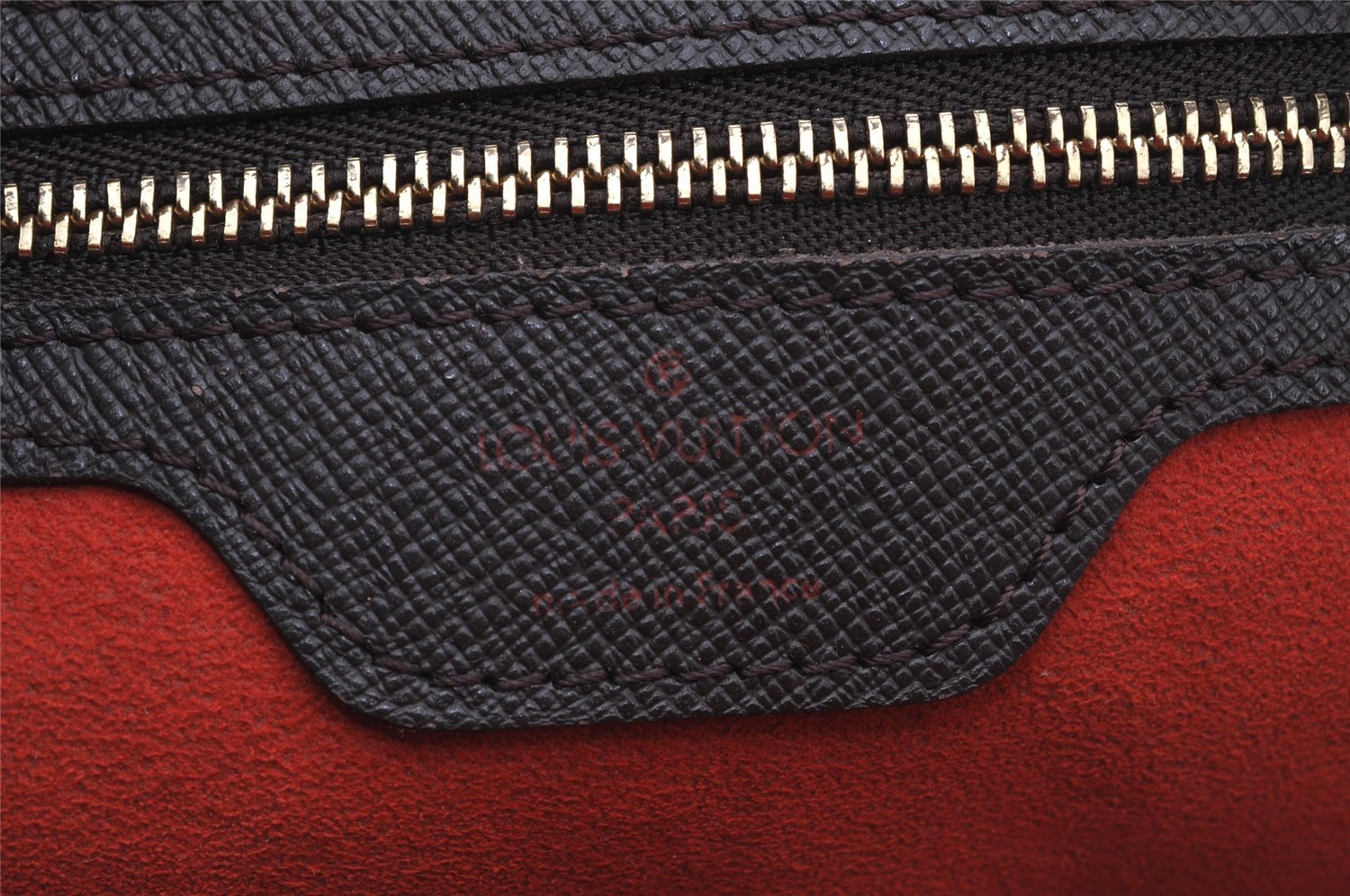 Authentic Louis Vuitton Damier Triana Hand Bag Purse N51155 LV 0242J