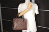 Authentic Louis Vuitton Damier Triana Hand Bag Purse N51155 LV 0242J