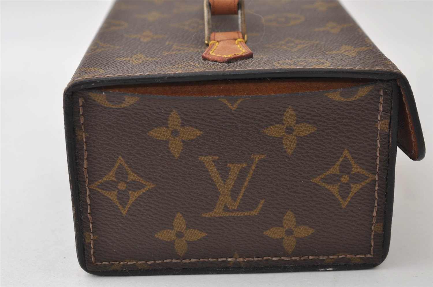 Authentic Louis Vuitton Monogram Boite A Tout Jewelry Case Old Model LV 0243J