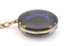 Auth Louis Vuitton Monogram Astropill Bag Charm Key Ring Black M51912 LV 0244L