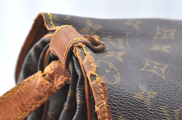Authentic Louis Vuitton Monogram Saumur 35 Shoulder Cross Bag M42254 LV 0245H