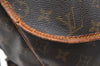 Authentic Louis Vuitton Monogram Saumur 35 Shoulder Cross Bag M42254 LV 0245H