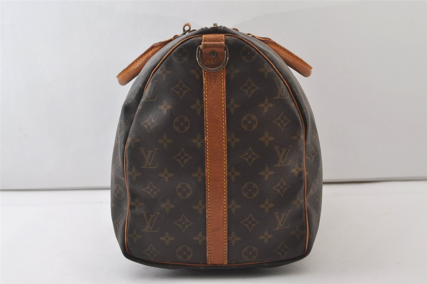 Authentic Louis Vuitton Monogram Keepall Bandouliere 50 M41416 Boston Bag 0245J