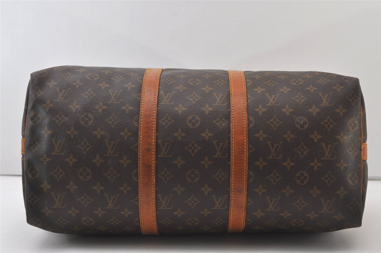 Authentic Louis Vuitton Monogram Keepall Bandouliere 50 M41416 Boston Bag 0245J