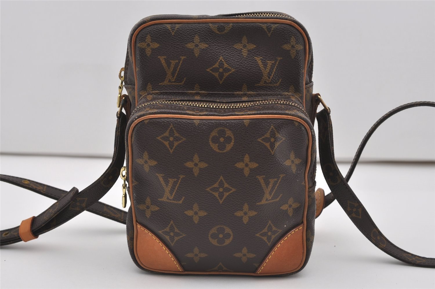 Authentic Louis Vuitton Monogram Amazone Shoulder Cross Body Bag M45236 LV 0246J