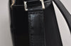 Authentic BURBERRY Nova Check Shoulder Hand Bag Purse Leather Black 0246K