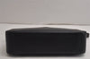 Authentic BURBERRY Nova Check Shoulder Hand Bag Purse Leather Black 0246K