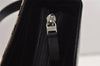 Authentic BURBERRY Nova Check Shoulder Hand Bag Purse Leather Black 0246K