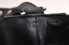 Authentic BURBERRY Nova Check Shoulder Hand Bag Purse Leather Black 0246K