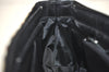 Authentic BURBERRY Nova Check Shoulder Hand Bag Purse Leather Black 0246K