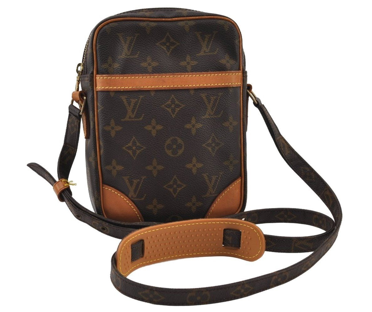 Authentic Louis Vuitton Monogram Danube Shoulder Cross Body Bag M45266 LV 0247J