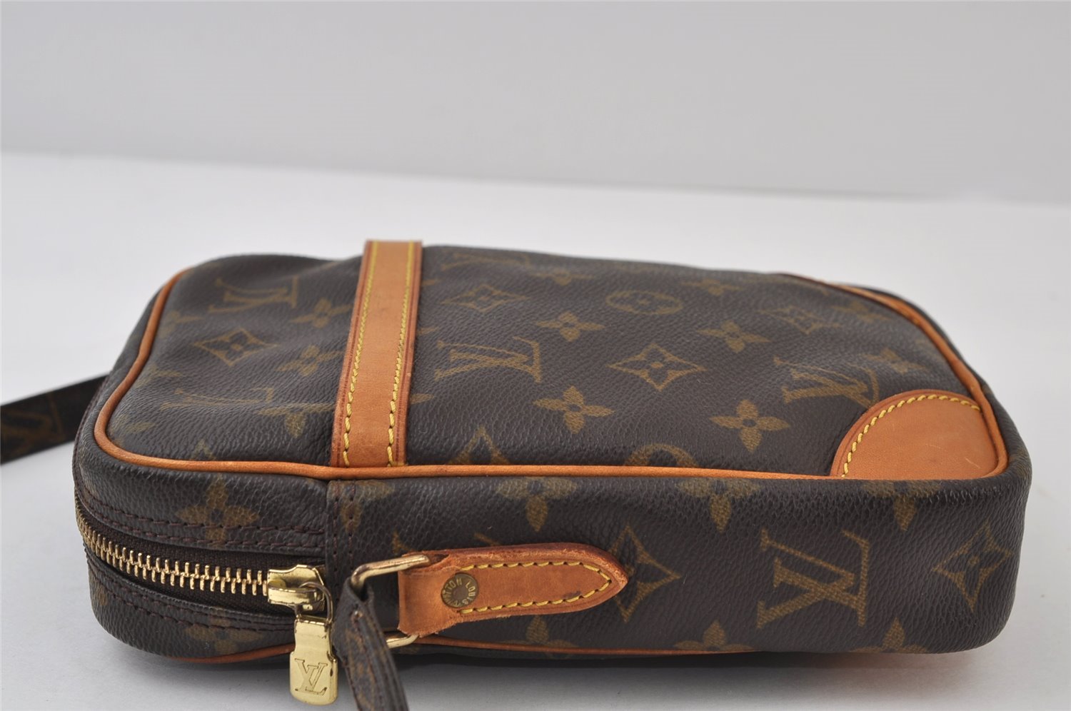 Authentic Louis Vuitton Monogram Danube Shoulder Cross Body Bag M45266 LV 0247J