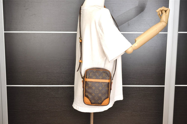 Authentic Louis Vuitton Monogram Danube Shoulder Cross Body Bag M45266 LV 0247J