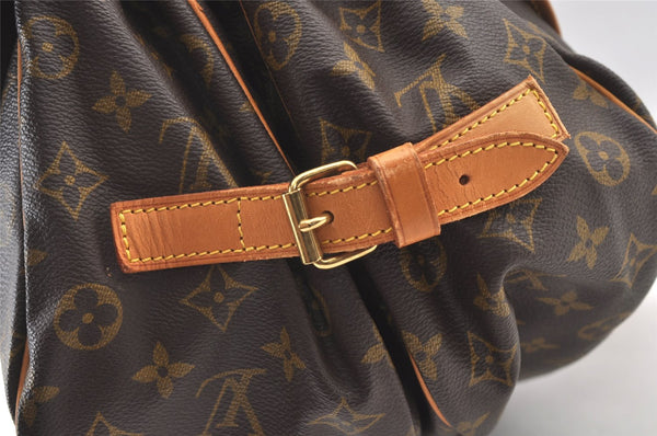 Authentic Louis Vuitton Monogram Saumur 35 Shoulder Cross Bag M42254 LV 0247K