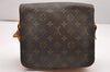 Authentic Louis Vuitton Monogram Cartouchiere MM M51253 Shoulder Cross Bag 0248J