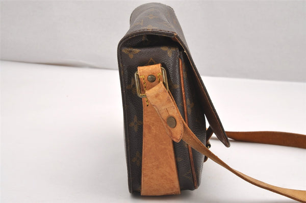 Authentic Louis Vuitton Monogram Cartouchiere MM M51253 Shoulder Cross Bag 0248J