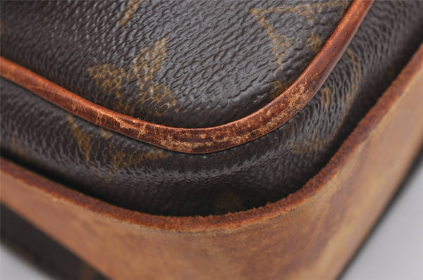 Authentic Louis Vuitton Monogram Cartouchiere MM M51253 Shoulder Cross Bag 0248J