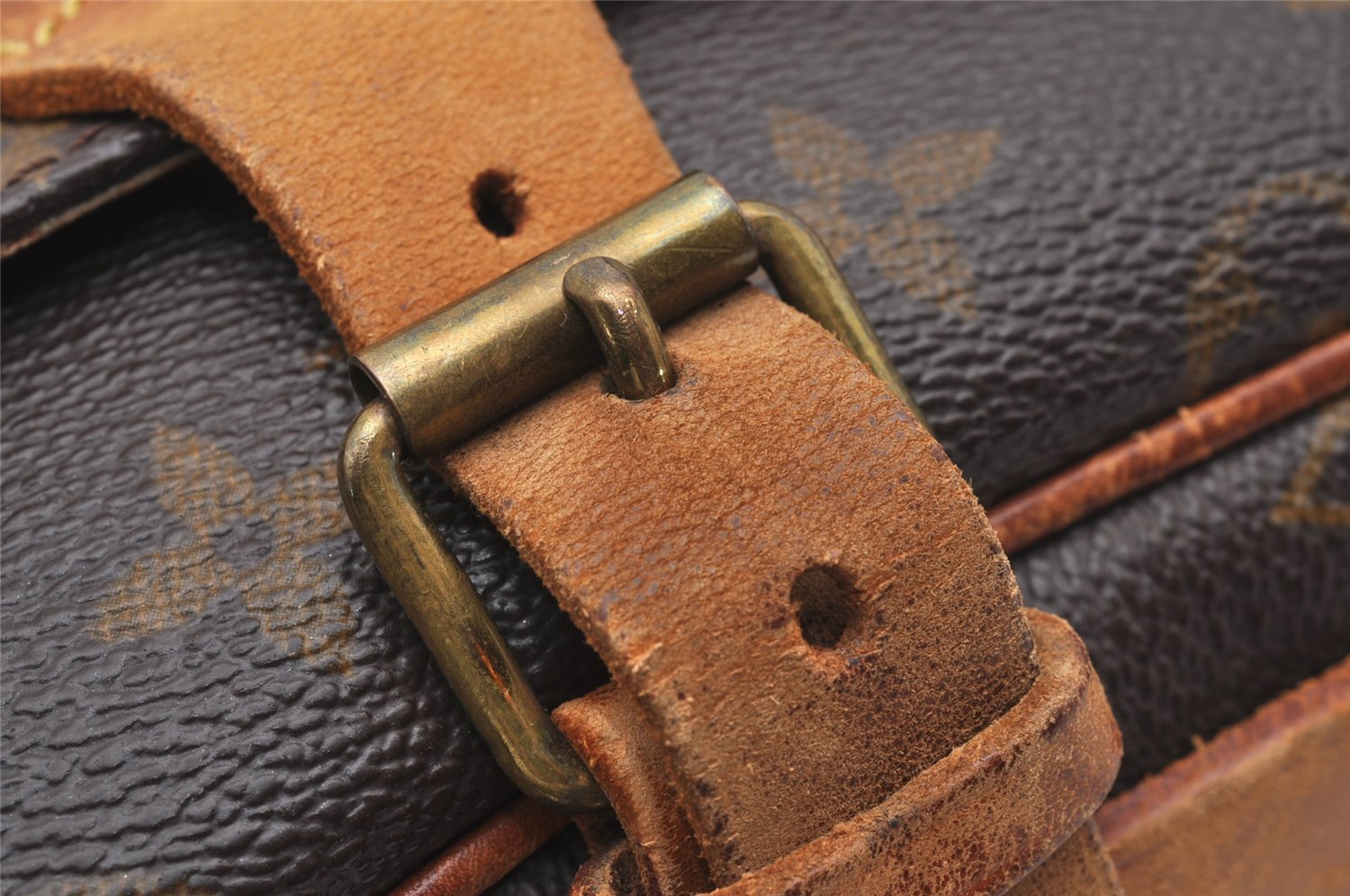 Authentic Louis Vuitton Monogram Cartouchiere MM M51253 Shoulder Cross Bag 0248J