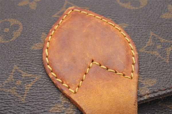 Authentic Louis Vuitton Monogram Cartouchiere MM M51253 Shoulder Cross Bag 0248J